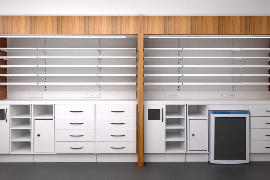 Designing pharmacy layout in Oswestry