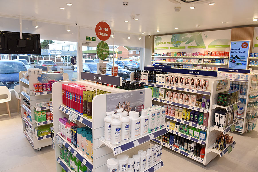 Stocked pharmacy in Oswestry town centre