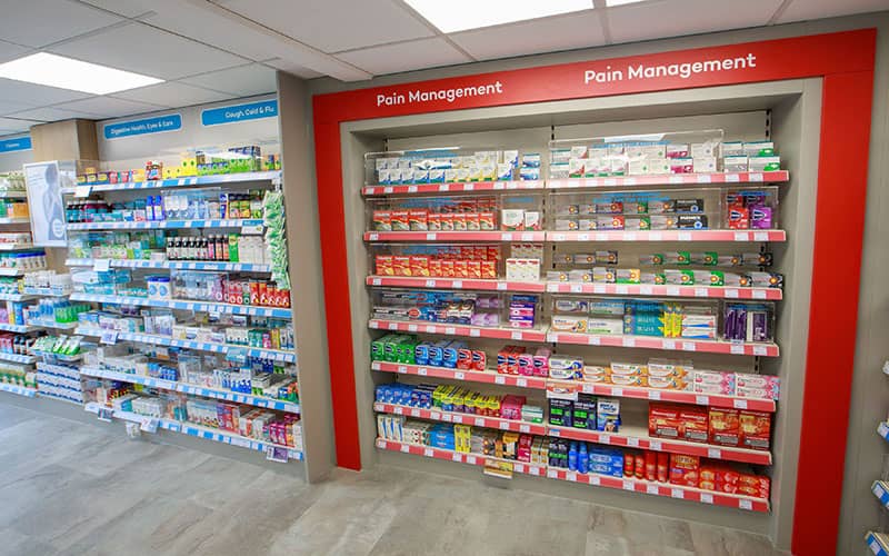 Chemist interior